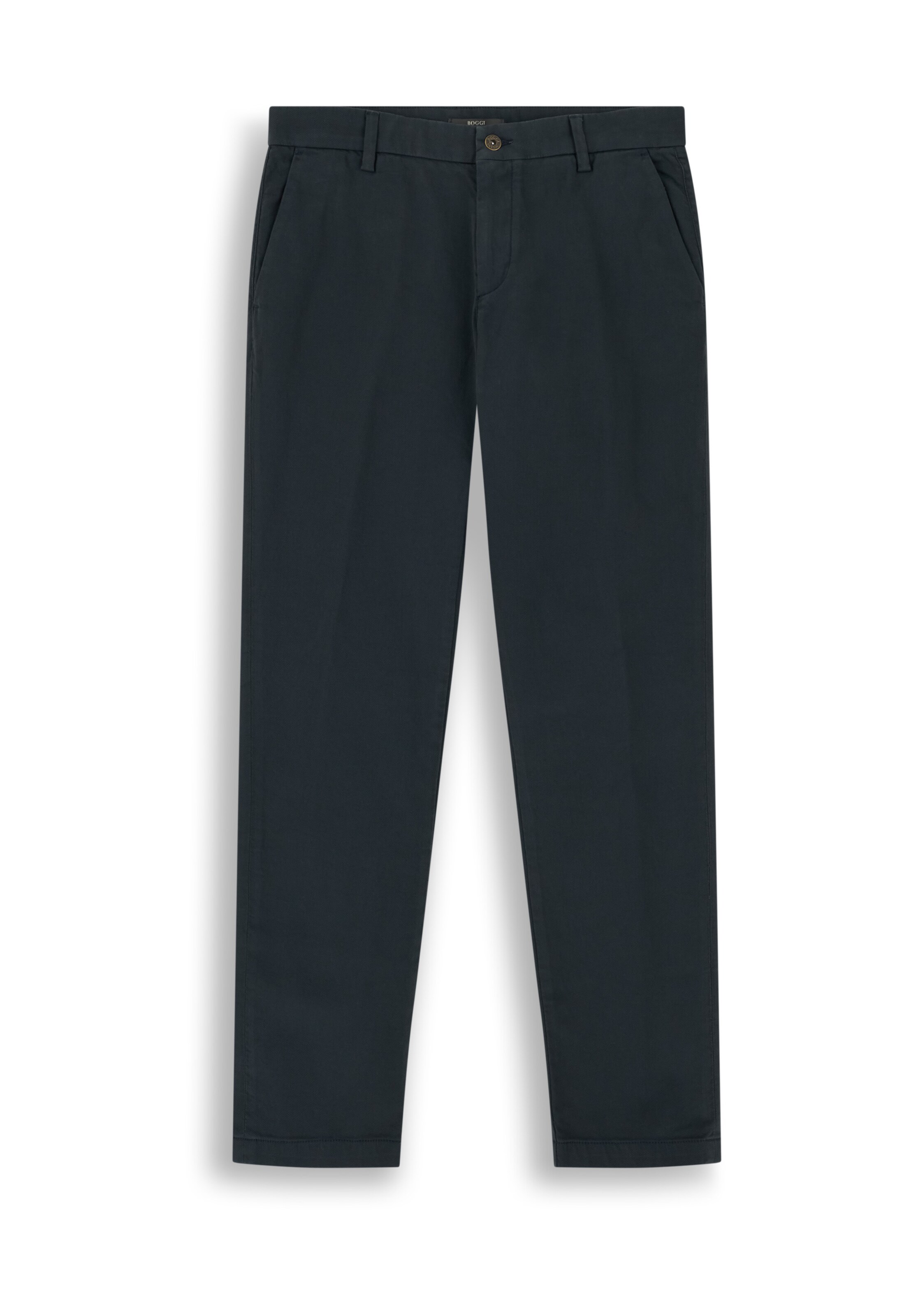 Boggi Milano Slim fit Chino trousers 'Panama' in Blue: front