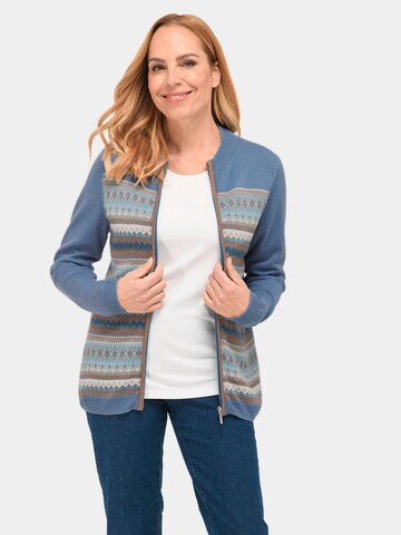 Goldner Gebreid vest in Blauw: voorkant