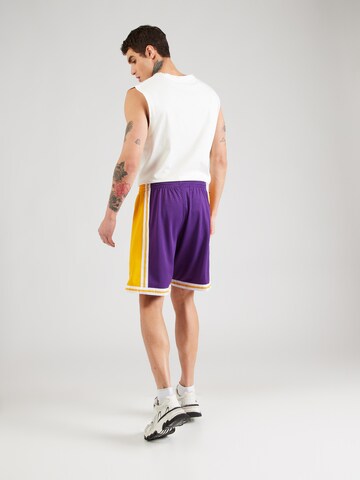 Mitchell & Ness Loose fit Sports trousers 'Los Angeles Lakers' in Purple