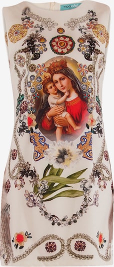 TOOche Kleid 'La Madonna' in senf / grün / rot / weiß, Produktansicht