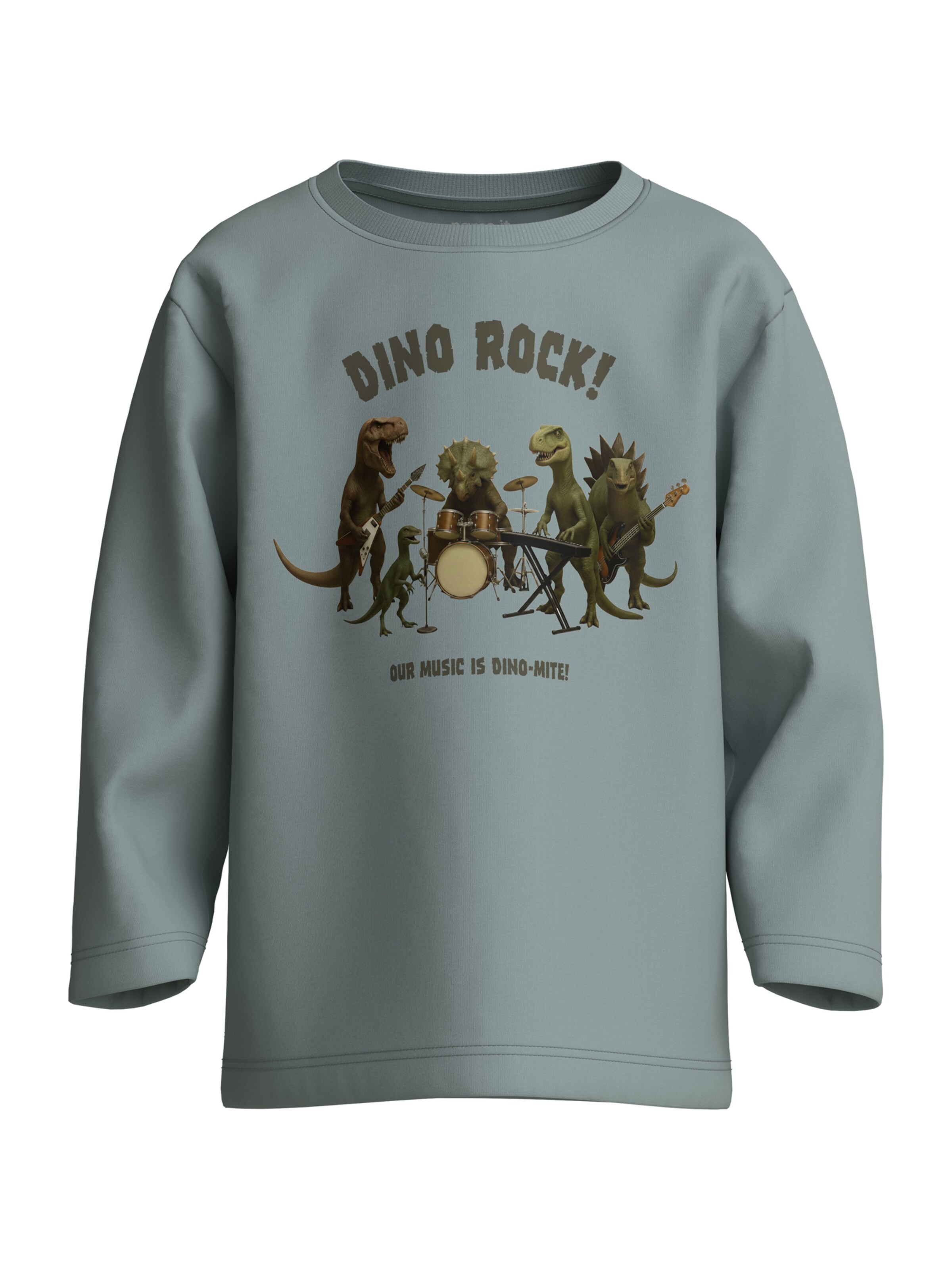 Tricou 'NMMVOTO' de la NAME IT pe albastru: față