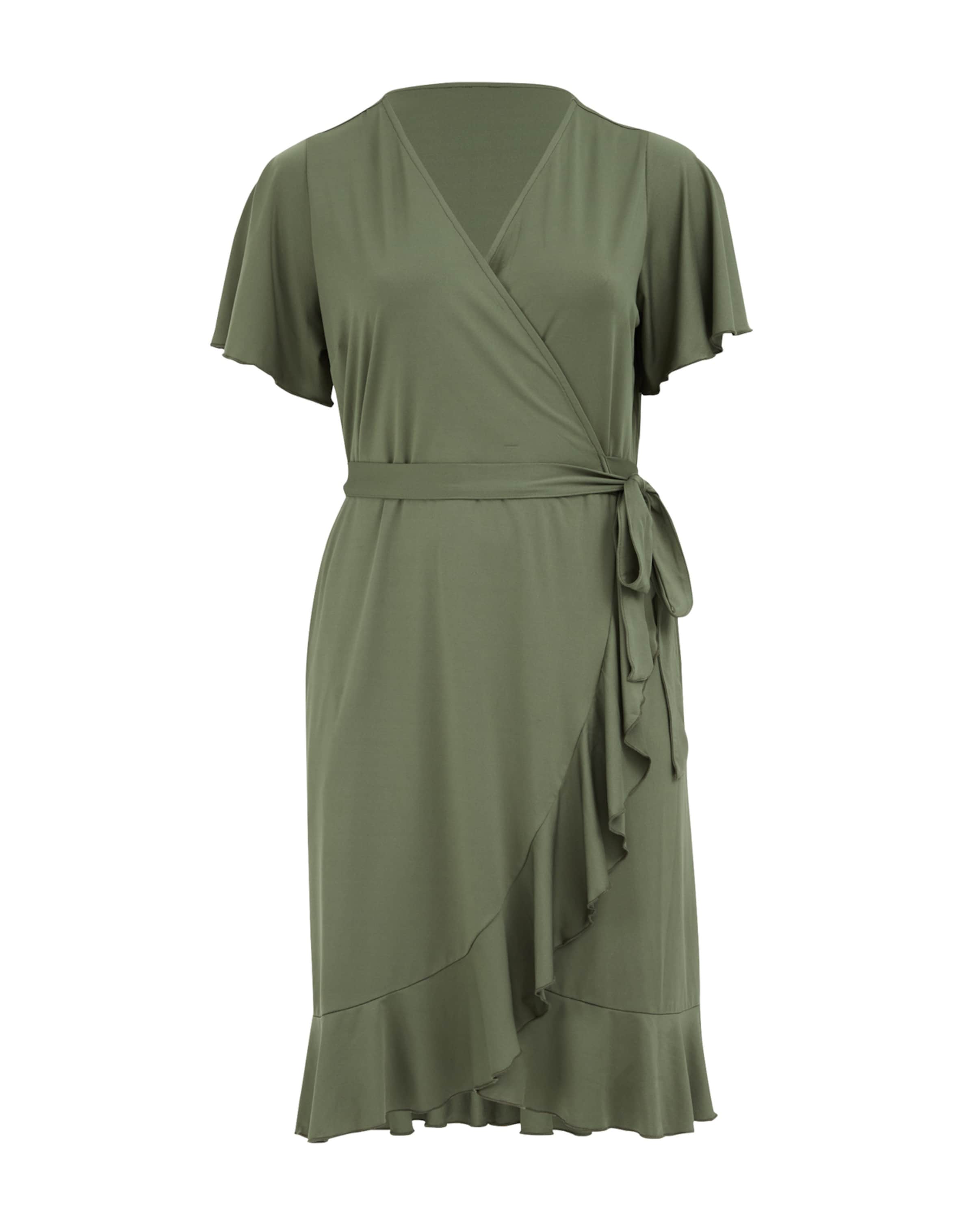 WE Fashion Kleid in Grün: Vorderseite