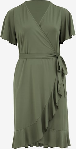 Rochie de la WE Fashion pe verde: față