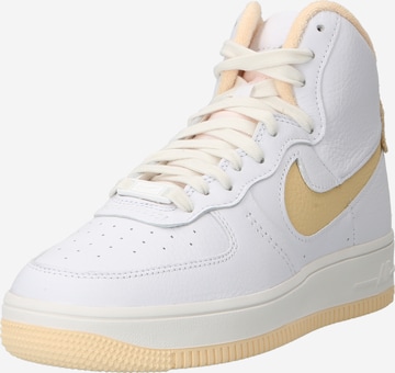 Sneaker înalt 'AF1 SCULPT' de la Nike Sportswear pe alb: față