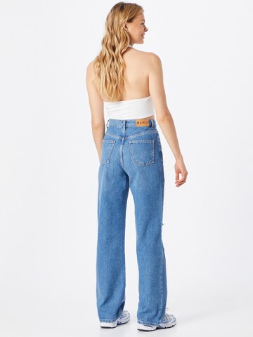 NA-KD regular Jeans i blå