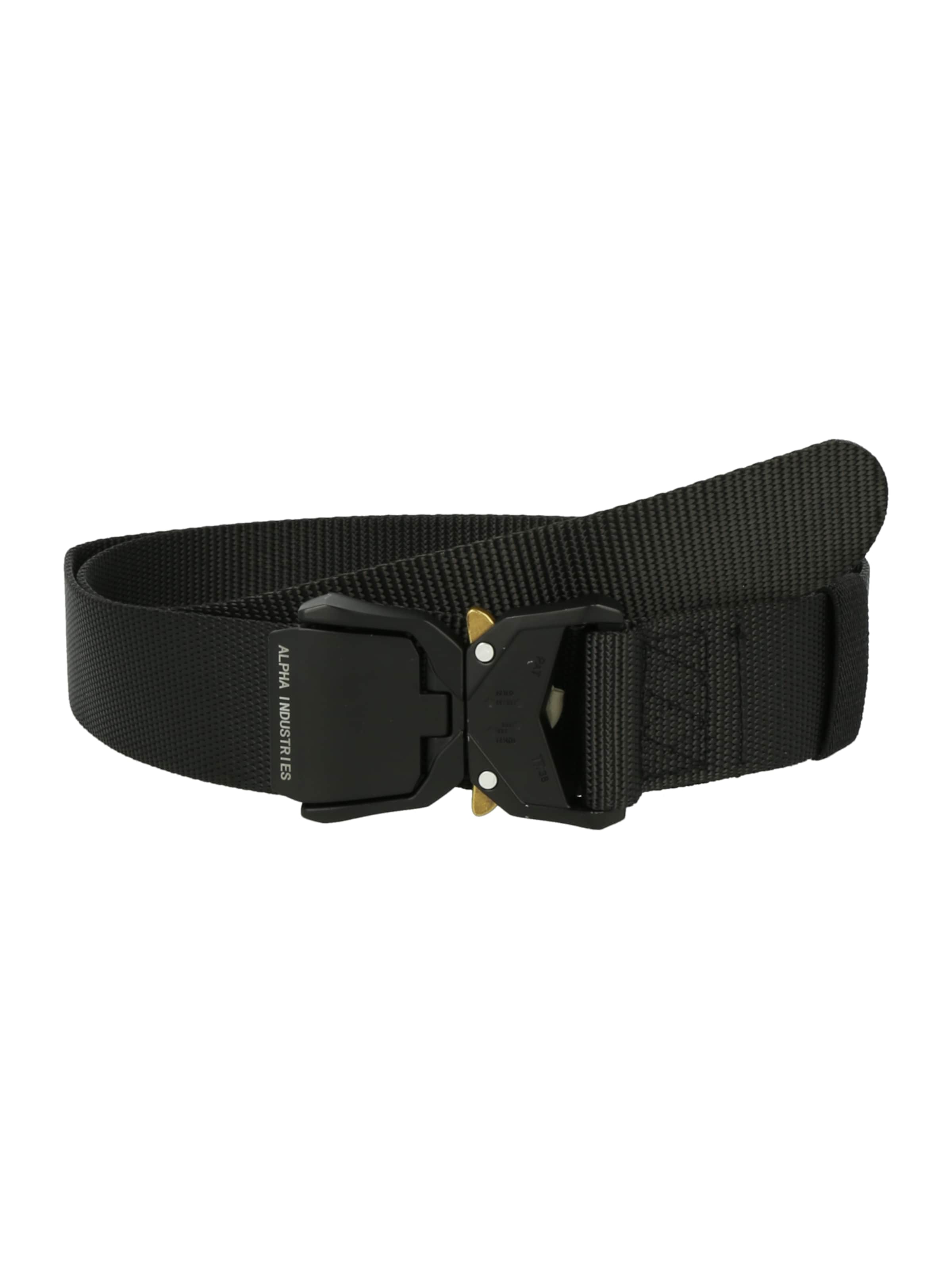 ALPHA INDUSTRIES Bælte 'Utility' i sort: forside