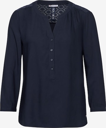 STREET ONE Blouse in Blue: front