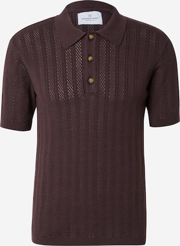 Pull-over 'Greville' Kronstadt en marron : devant