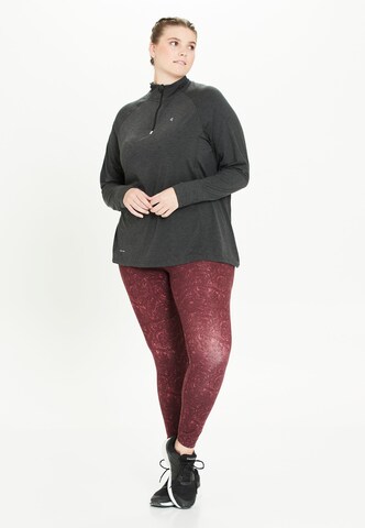 Q by Endurance Skinny Functionele broek in Rood