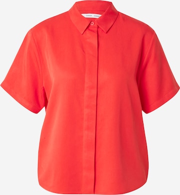 Camicia da donna 'MINA' di Samsøe Samsøe in rosso: frontale