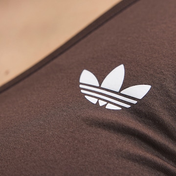 ADIDAS ORIGINALS Korzetová Podprsenka 'Essentials' – hnědá