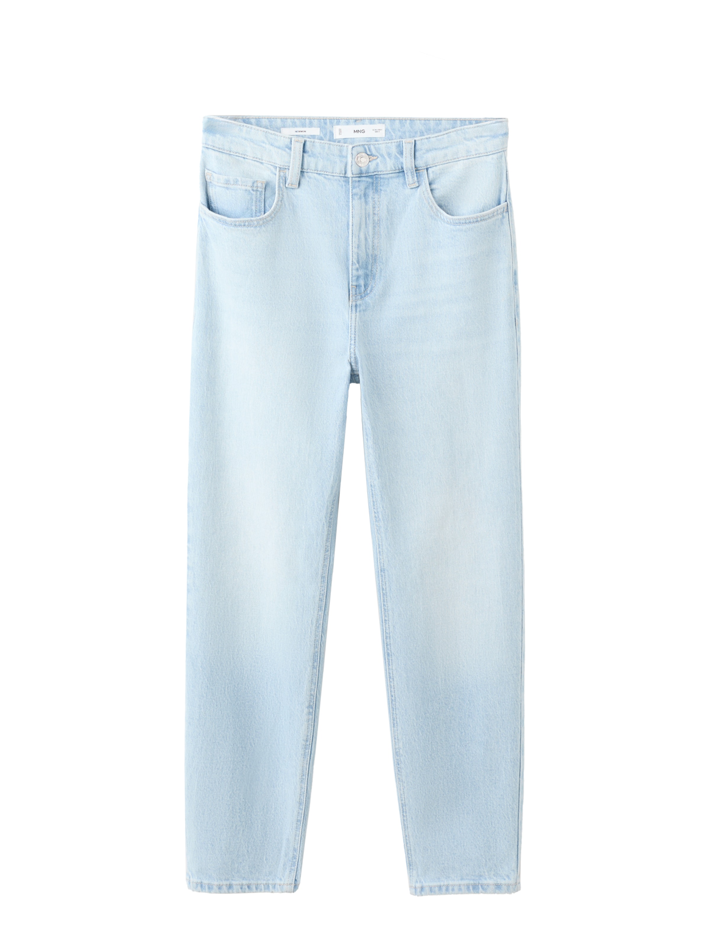 MANGO Slim fit Jeans 'NEWMOM' in Blue: front
