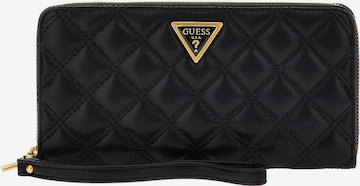 GUESS Wallet in Black: front