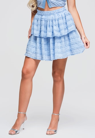 Ombre Rok in Blauw: voorkant
