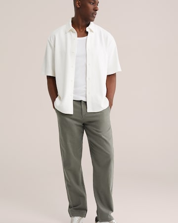 WE Fashion Regular fit Businessskjorta i vit