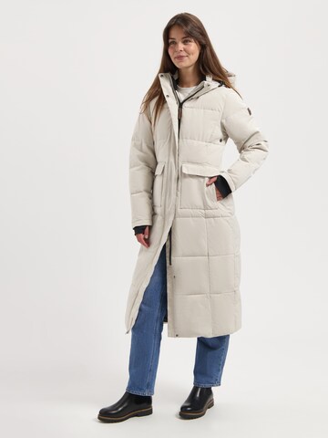 Travelin Winter jacket 'Franska' in Beige