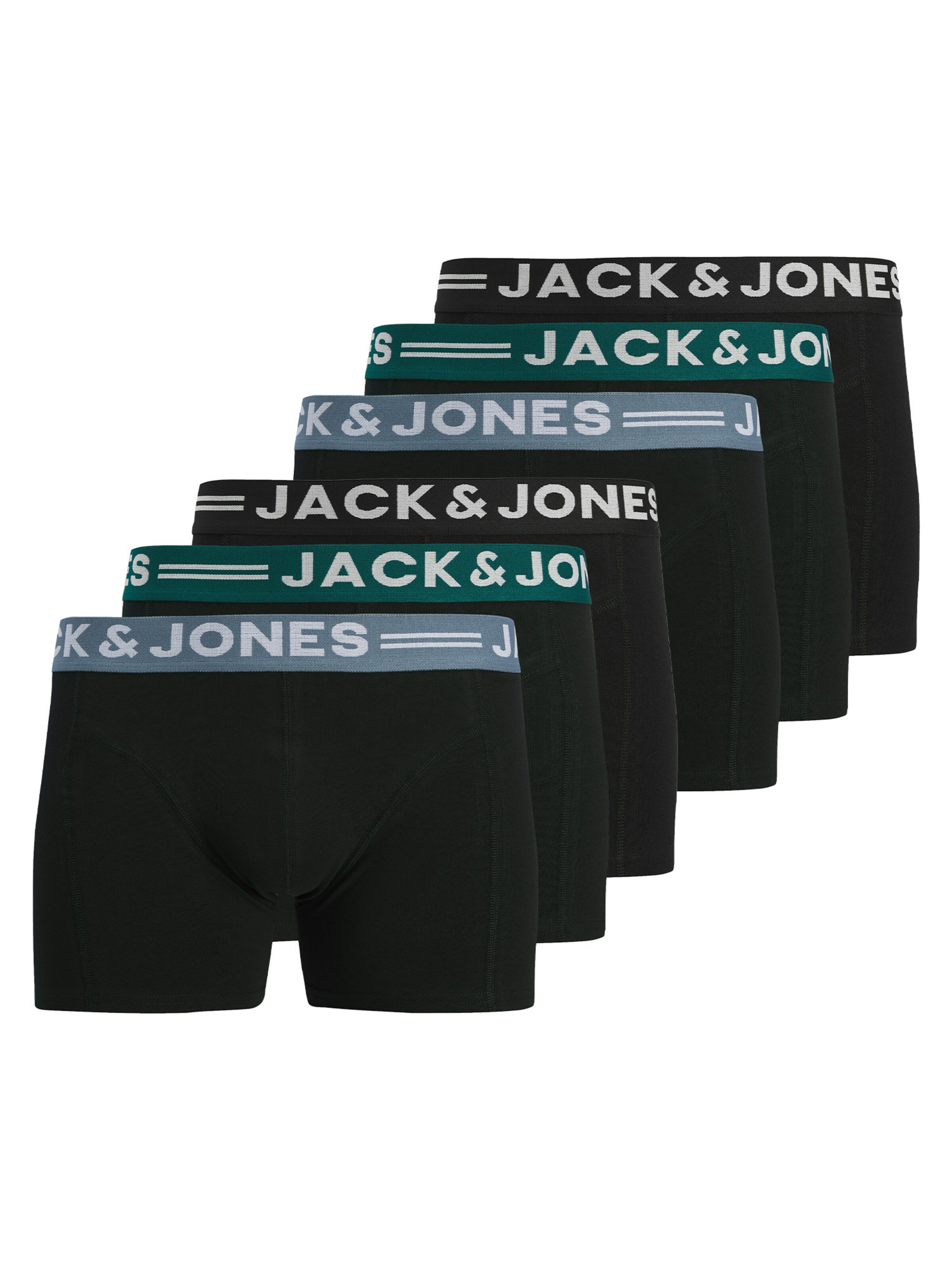 JACK & JONES Boxershorts 'Sense' in de kleur Zwart, Productweergave