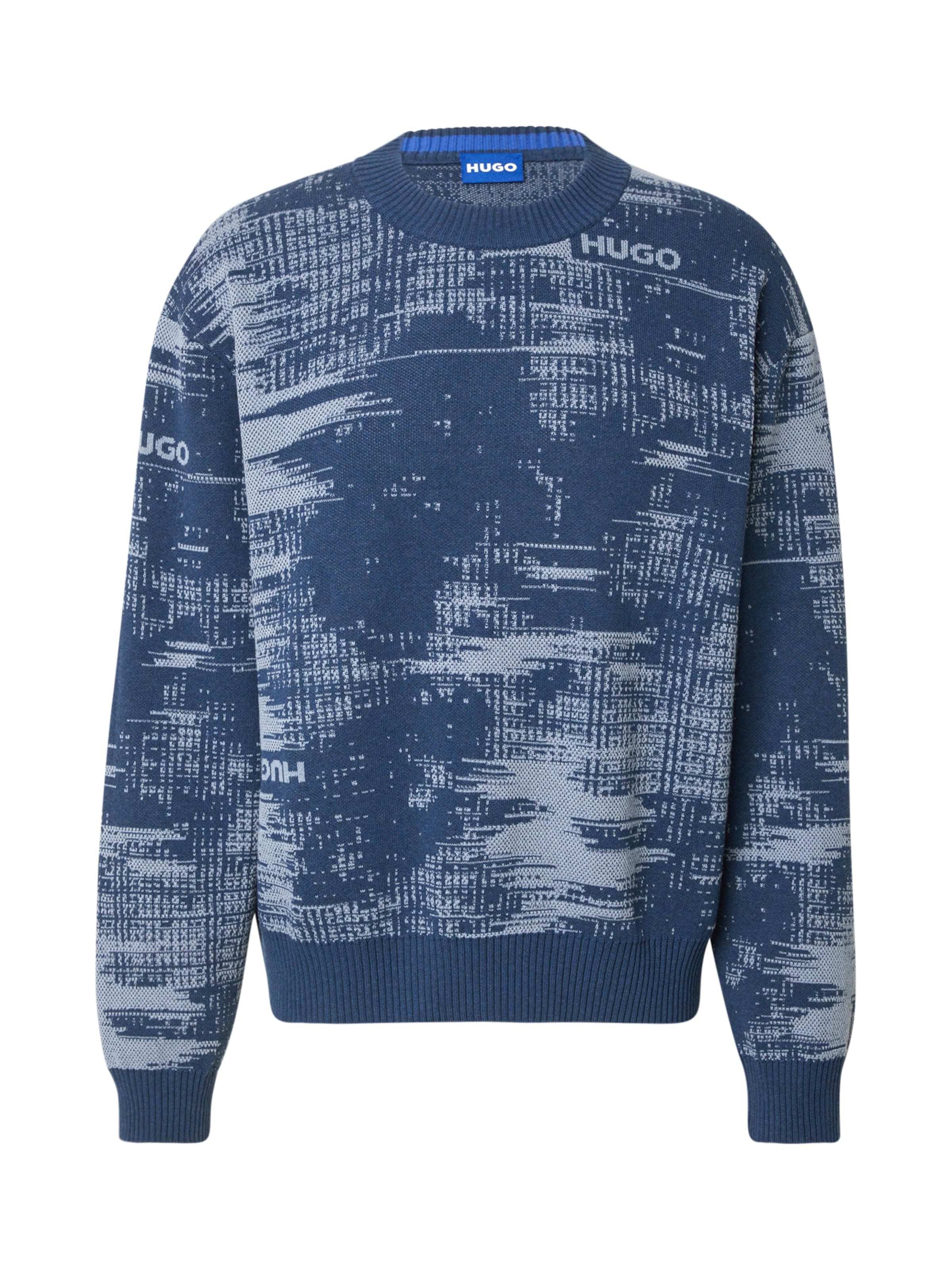 HUGO Pullover 'Sorbas' in Blau: Vorderseite