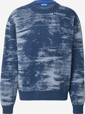 mėlyna HUGO Megztinis 'Sorbas': priekis