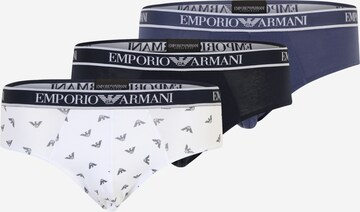 Slip di Emporio Armani in blu: frontale