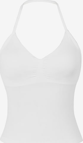 YEAZ Urheilutoppi 'Scene' värissä valkoinen: etupuoli