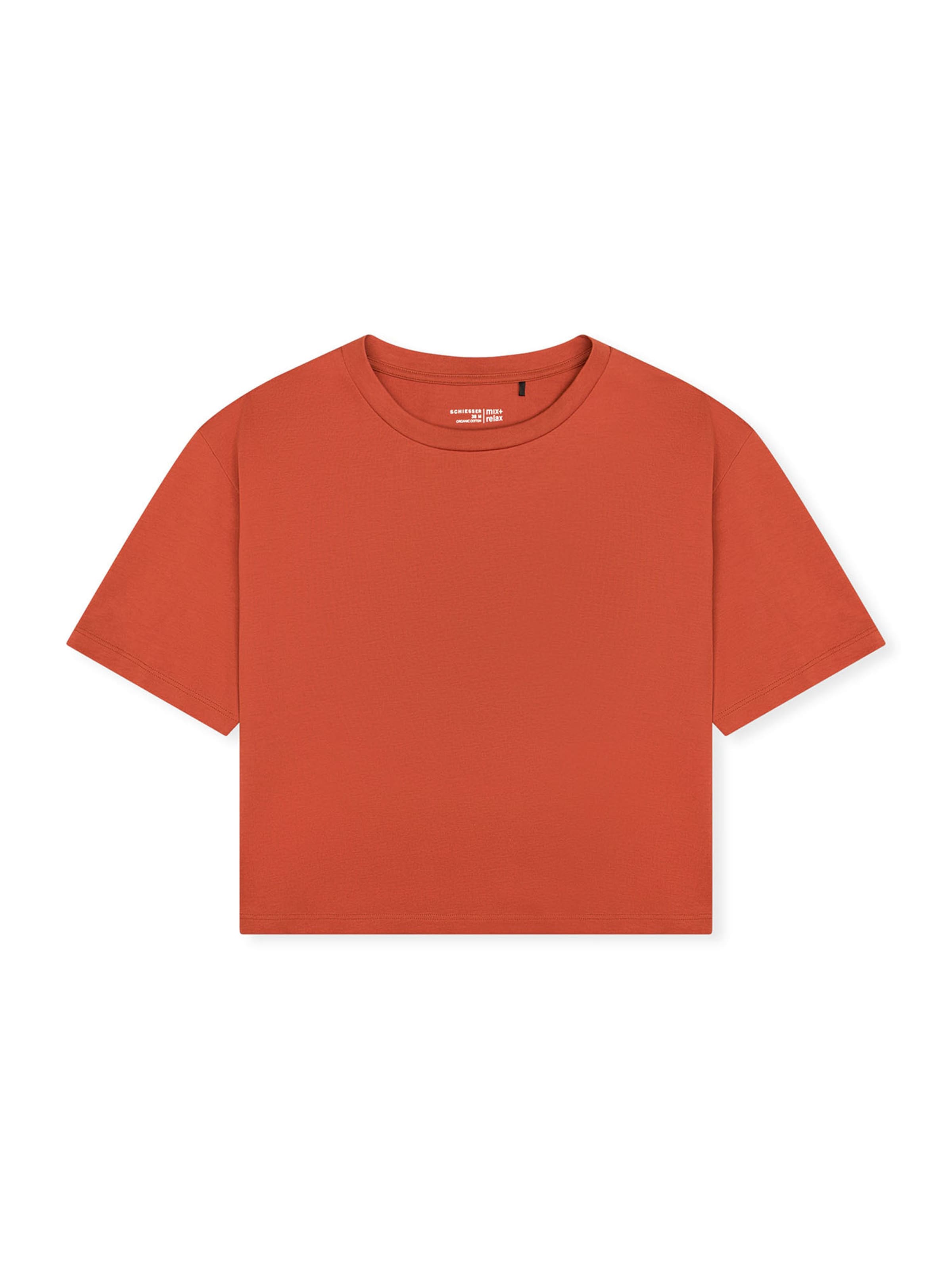 Chemise de nuit 'Mix Relax' SCHIESSER en orange : devant