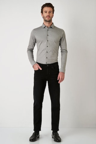 DESOTO Slim fit Zakelijk overhemd in Grijs