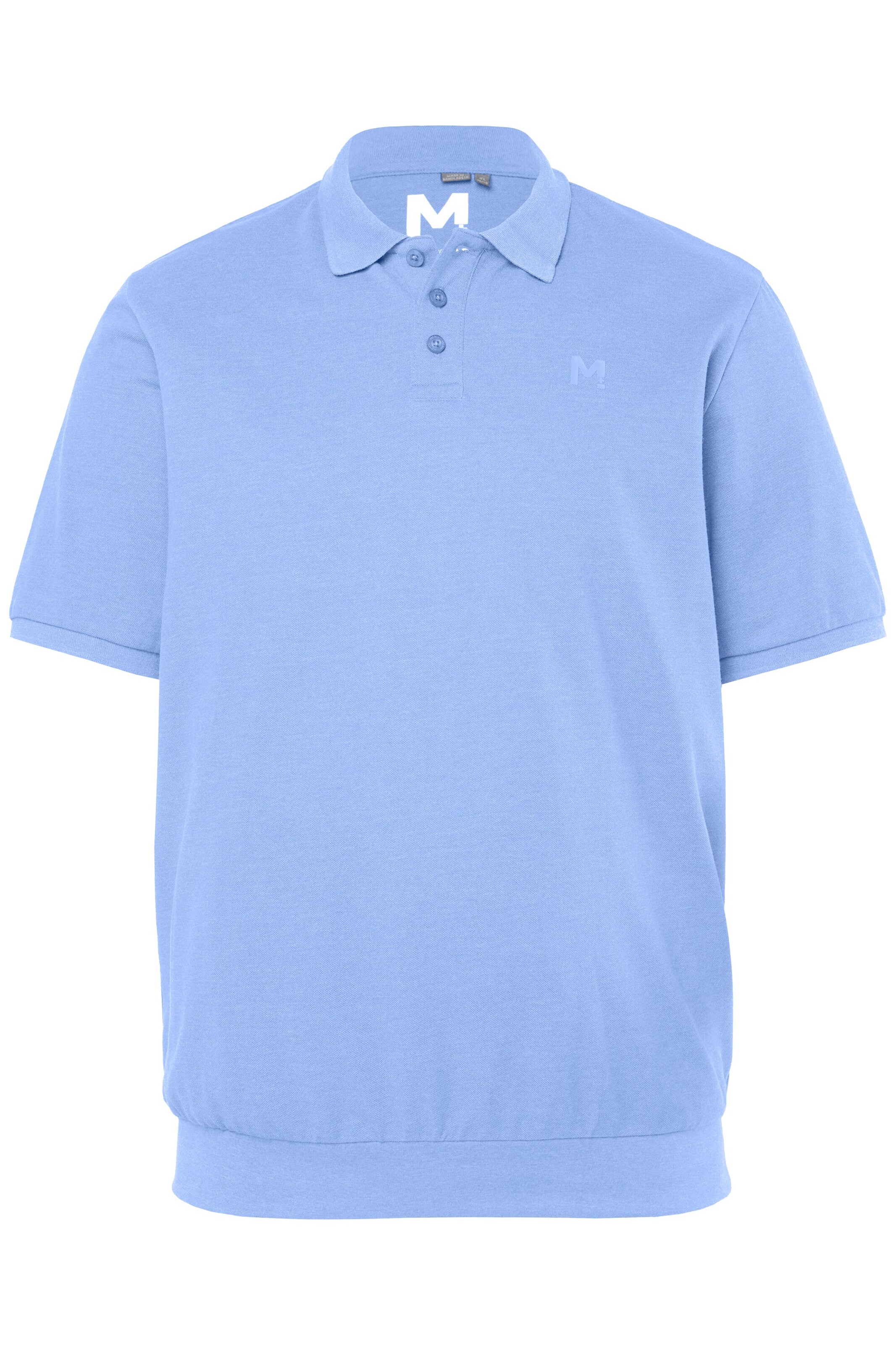 Men Plus Shirt in Blau: Vorderseite