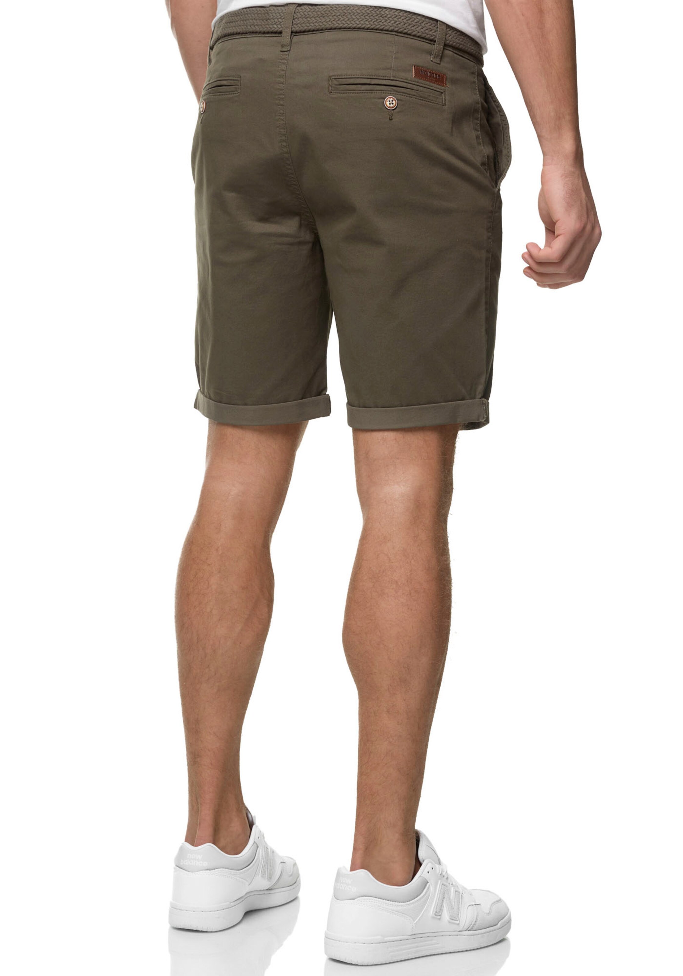 INDICODE JEANS Regular Chino Pants in Green