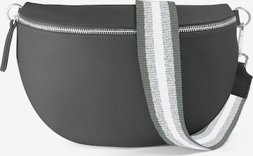 Sacs banane 'CHIARA large' lePelou en gris : devant