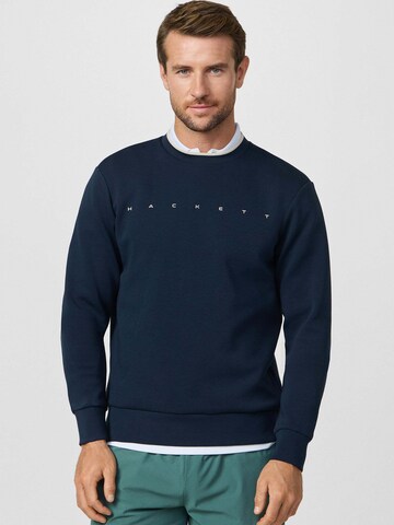 Felpa 'ESSENTIAL CREW' di Hackett London in blu: frontale
