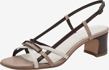 Sandales Tamaris en marron : devant