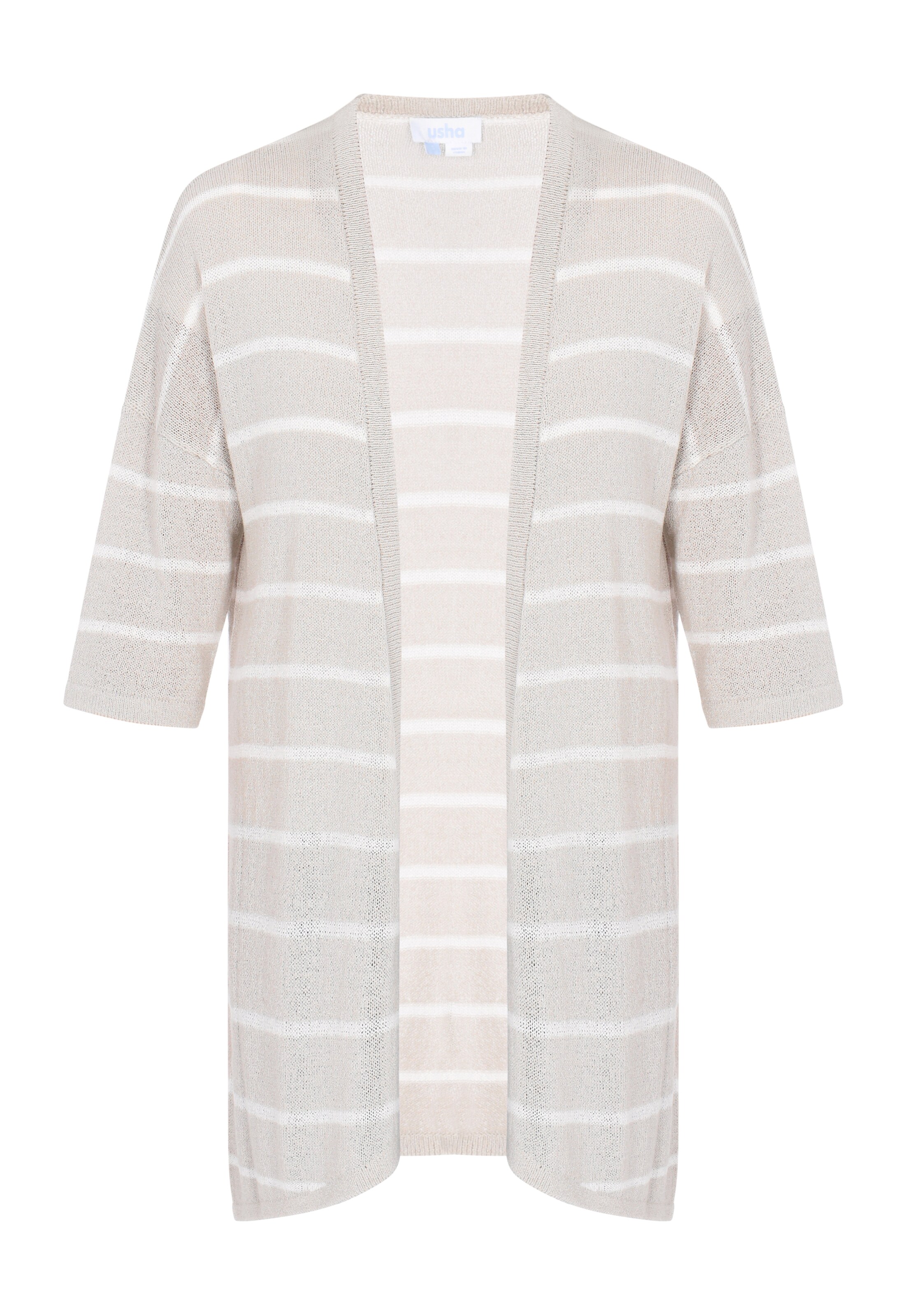 usha BLUE LABEL Strickjacke in Grau: Vorderseite