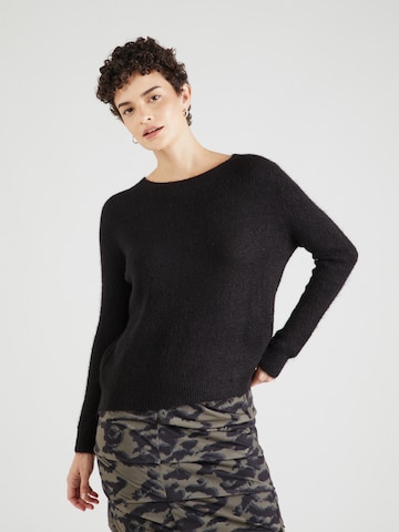 Pull-over Rich & Royal en noir : devant