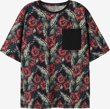 NAME IT Тениска 'NKMFERN' в черно: отпред