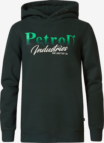 Petrol Industries Sweatshirt 'PortLions' in Grün: Vorderseite