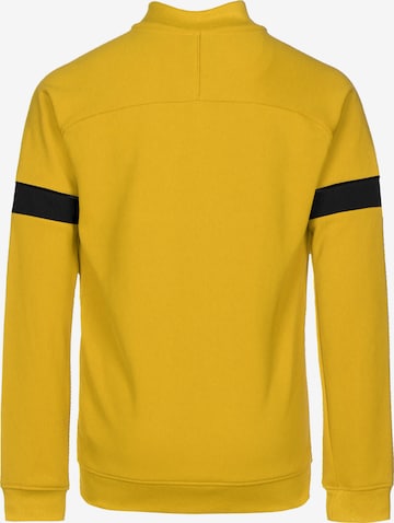 NIKE Athletic Zip-Up Hoodie in Yellow