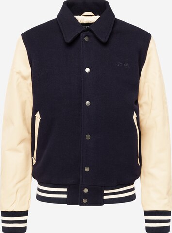 Schott NYC Between-Season Jacket in Beige: front