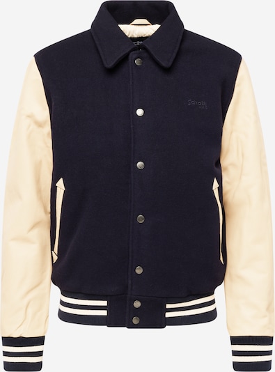 Schott NYC Between-Season Jacket in Sand / Navy, Item view