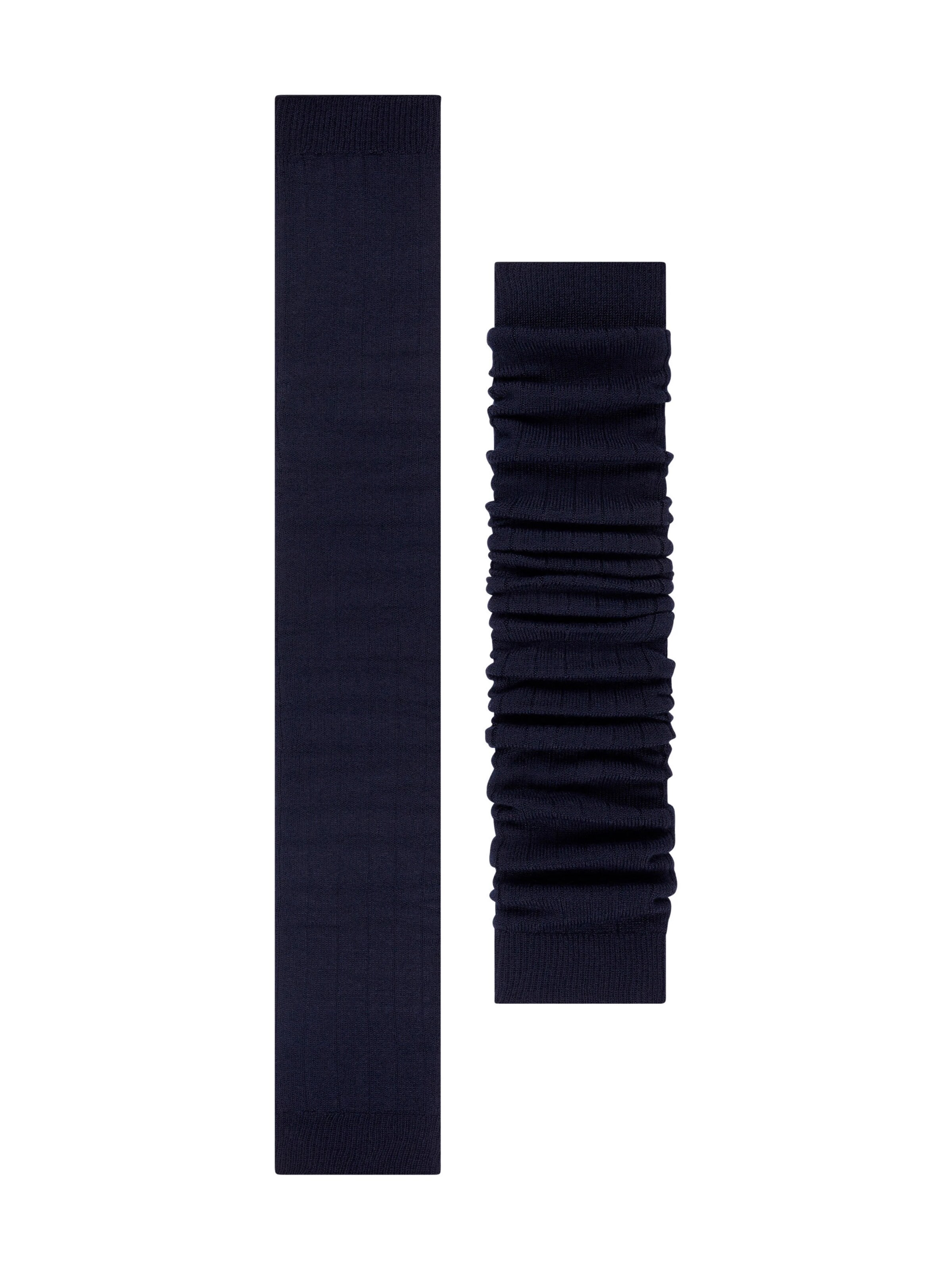 ESPRIT Leg Warmers 'Rib' in Blue