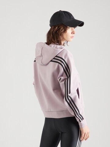 ADIDAS SPORTSWEAR Športová mikina so zipsom - fialová