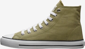 Ethletic High-Top Sneakers in Green: front