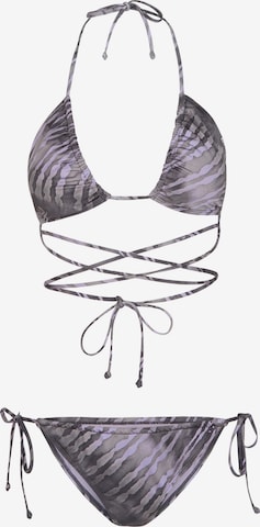 O'NEILL Triangel Bikini 'Becca' in Grijs: voorkant