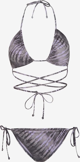 O'NEILL Bikini 'Becca' | siva / svetlo siva / lila barva, Prikaz izdelka