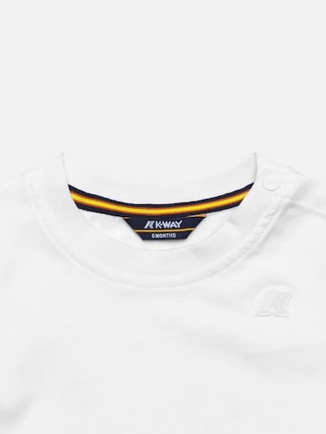 K-Way T-shirt 'K-WAY KIDS E. PETE JERSEY T-SHIRT' i vit