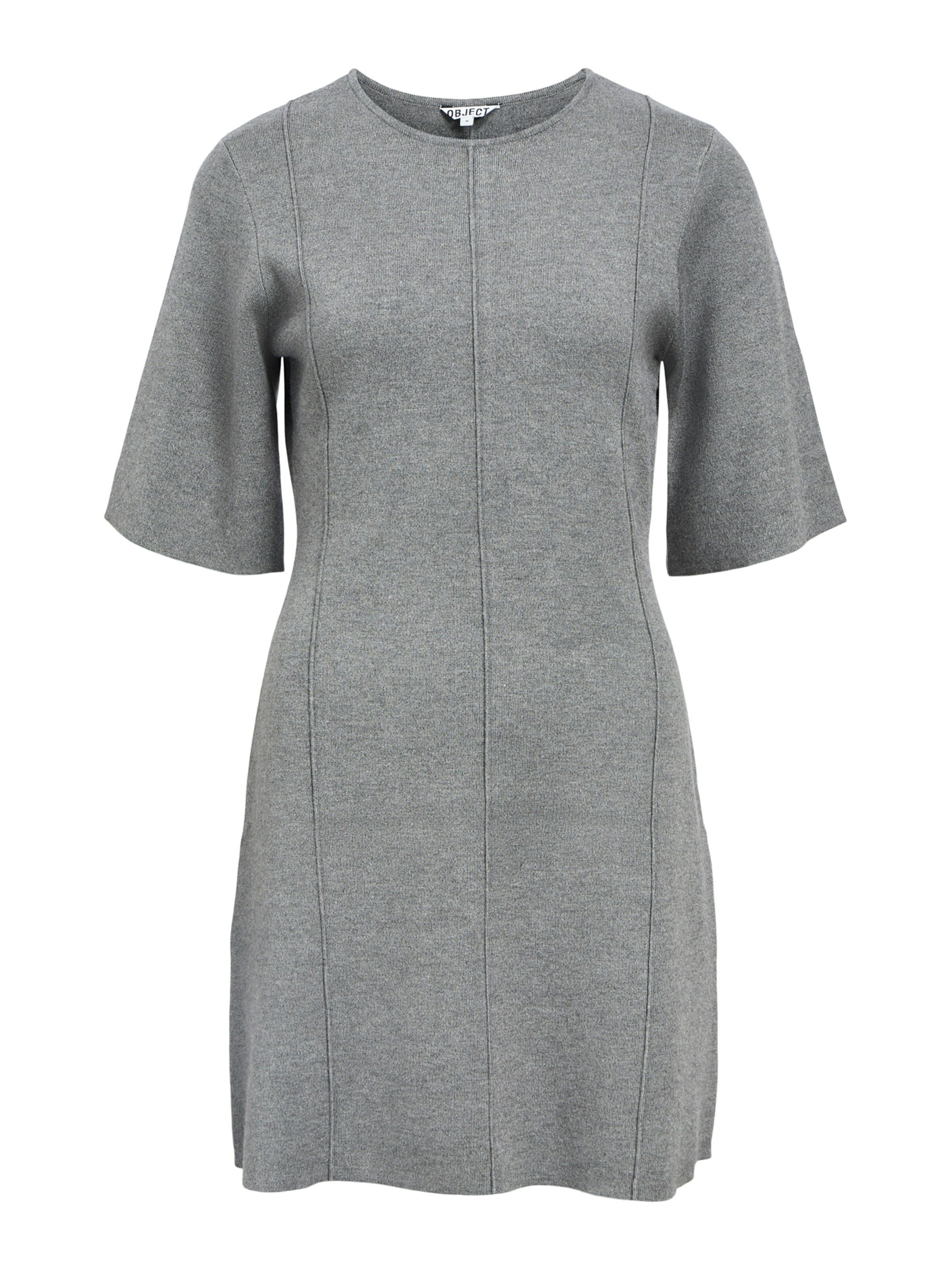 OBJECT Pletené šaty 'OBJReynard' - Sivá: predná strana