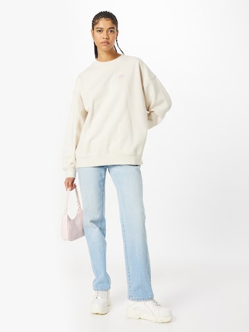 WEEKDAY Sweatshirt i beige