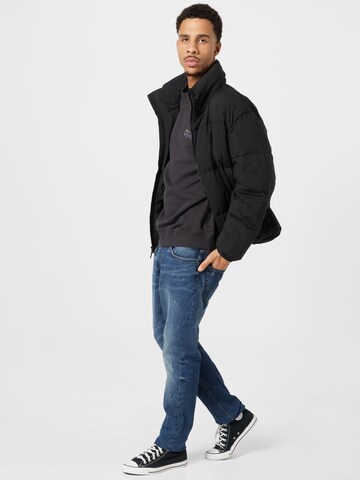 Abercrombie & Fitch Jacke in Schwarz