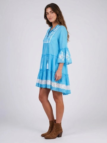 Miss June - Vestido 'Robe Courte Cecilia' em azul