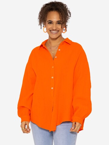 SASSYCLASSY Bluza | oranžna barva